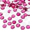 John Bead Acrylic Round Flat Back Rhinestones, 10mm